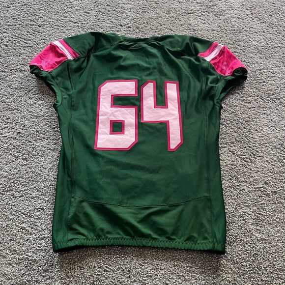 Under Armour South Florida Bulls USF Breast Cancer Game Worn Football Jersey 2XL - Picture 3 of 7